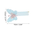 thumbnail image 4 of 1 Pc Fashion Butterfly Telephone Wire Hair Bands for Women 3.94"x2.17" Blue, 4 of 5