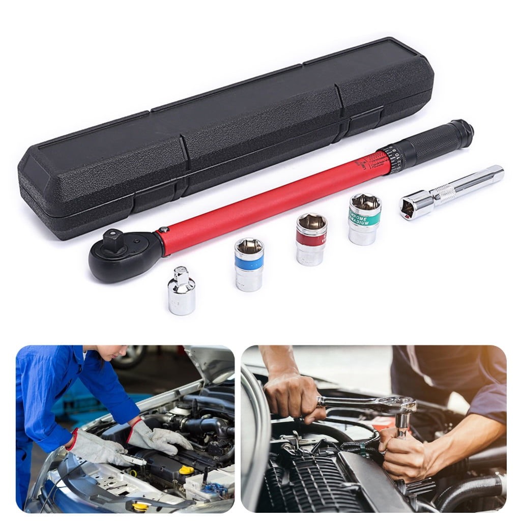 Zeiwohndc Automotive Torque Wrench Set with Ergonomic Grip for Comfortable Long Terms Use