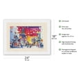 thumbnail image 2 of Chinatown San Francisco - Pan American World Airways - Vintage Airline Travel Poster by Dong Kingman - Japanese Unryu Rice Paper Art Print (Unframed) 18 x 24 in, 2 of 4