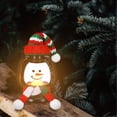 thumbnail image 3 of RKSTN Mini Snowman Lantern With Hat And Scarf C, 3 of 4