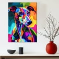 thumbnail image 5 of Whippet Dog Canvas Wall Art Poster Prints Colorful Pop Animal Art Wall Decor Dog Picture Artwork Pet Dog Painting Poster for Home Bedroom Living Room Decoration Framed, 5 of 6