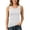 White, variant on Tank Tops for Women Crew Neck Sleeveless Fitted Basic Tops Summer Cute Tank Tops
