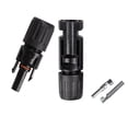 thumbnail image 1 of 3 Pairs Mc4 Male/female Double Rings Waterproof Joint Solar Panel Cable Connectors,black, 1 of 5