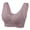 Rose Gold, variant on Push up Bralettes for Women Strapless Women's Front Side Buckle Lace Edge Without Steel Ring Movement Seamless Gathering Adjustment Yoga Sleep Large Bra