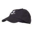 thumbnail image 2 of Anchor Logo Embroidered Low Cap - Black OSFM, 2 of 5