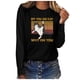 thumbnail image 1 of Blusa cómoda de manga larga con estampado de letras para mujer a la moda Fridja  fksj1512, 1 of 4