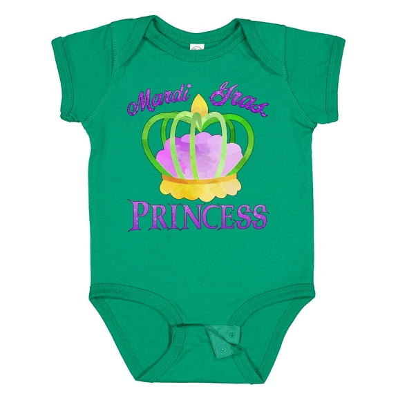 Inktastic Mardi Gras Princess Girls Baby Bodysuit
