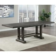 thumbnail image 2 of Bowery Hill Contemporary Dusky Cedar Brown Wood Counter Height Dining Table, 2 of 8