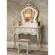 thumbnail image 4 of Tocador europeo para dormitorio, mesa de maquillaje multifuncional, pequeño apartamento de princesa, almacenamiento para celebridades de Internet, 4 of 4