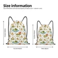 thumbnail image 2 of Kdxio Cute Frog Print Drawstring Backpack Bag,Waterproof Draw String Back Sack, Gym Drawstring Bags Swim Bag For Unisex, 2 of 5