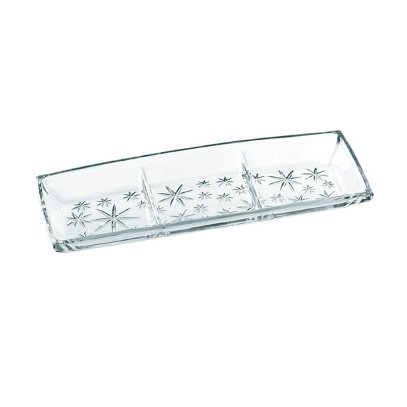 Nachtmann Stars Divided Tray, Clear