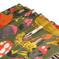 thumbnail image 3 of Yayeee Shower Curtain with Hooks 72"x72" Waterproof Fabric Bathroom Hanging Decor, Vibrant Mushroom, 3 of 5