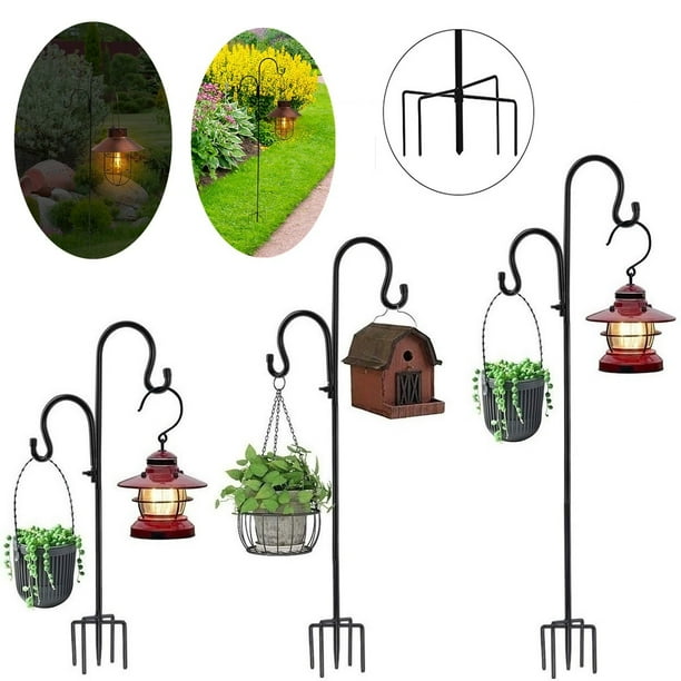 Versatile Shepherd Hooks for Outdoor, 49�� Heavy Duty Two