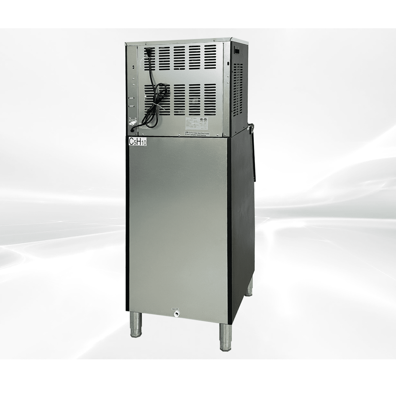 Commercial Ice Maker  400Lbs/24H, ETL, 200Lbs Storage, Ice Ready in 8-15 min, Stainless Steel Ice Maker for Bar/Cafe/Restaurant/Business
