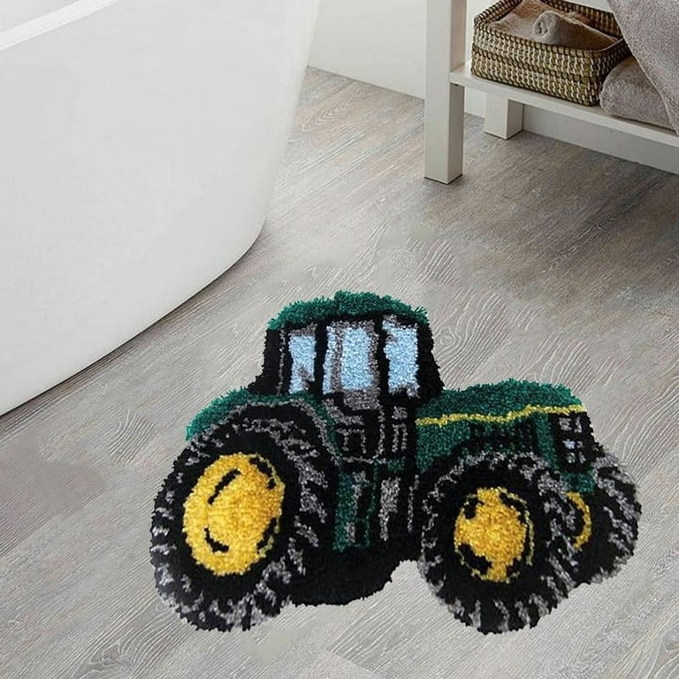 Latch Hook Rugs Kits for Adults Tractor Carpet embroidery with