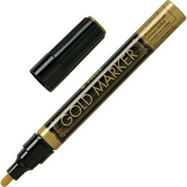 Pilot Creative Permanent Markers - Medium Marker Point - 1 mm Marker Point Size - Gold - Gold Barrel - 1 Each Pilot Creative Permanent Markers - Medium Marker Point - 1 mm Marker Point Size - Gold - Gold Barrel - 1 Each