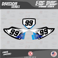 thumbnail image 2 of Kalair GFX Graphics Kit for Honda CRF230F (2008-2014) Division Series, 2 of 5