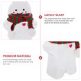 thumbnail image 3 of GAXIRE 10 juegos de adorables botellas de agua de hombrecito de jengibre navideño, botellas de jugo de plástico reutilizables con bufandas, 3 of 7
