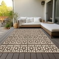 thumbnail image 6 of Addison Rugs Chantille Indoor/Outdoor Transitional Geometric Brown Washable Rectangle Rug, 10' x 14', 6 of 6