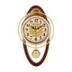 thumbnail image 1 of Kearding Cronometraje preciso, funcionamiento silencioso, construcción duradera, elegante reloj de pared para sala de estar Decoración del hogar Elipse de color madera, 1 of 6