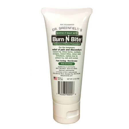 Dr. Greenfield Burn n Bite - 2oz for Bug Bite and Burn Relief