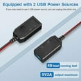 thumbnail image 4 of Pixelman GPS DashCam Power Adapter,(7Pin Type A Connector) Mirror Camera Radar Charger Station GPS Dash Cam Charger Cable for Select Honda CRV, Civic, Acura MDX and More,Connects to Rearview Mirror ﻿, 4 of 9