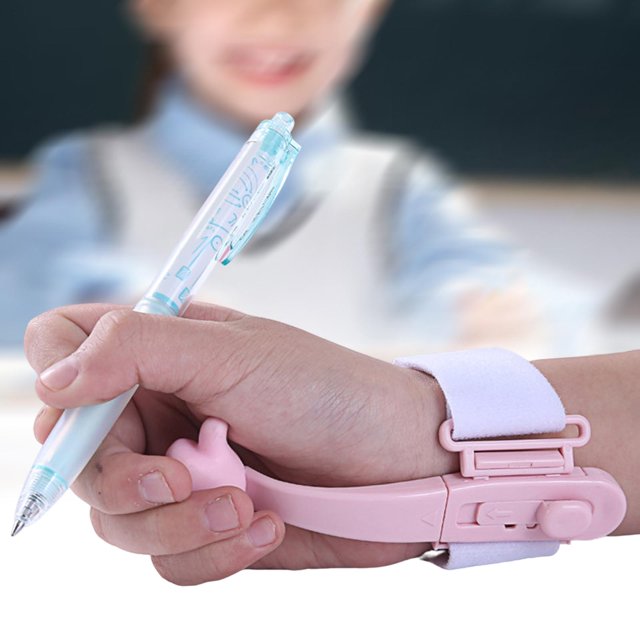 Sostener el lápiz Corrección de postura Escritura Corrección de postura Ergonómico Transpirable Herramienta de ayuda para entrenamiento de escritura Rosa Salvador Corrección de Escritura
