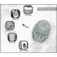 thumbnail image 6 of Essential 2-Piece Bathroom Contour and Toilet Lid Cover Set, Plush Microfiber Contour Rug and Non-Slip Toilet Lid Cover, Ultra Absorbent, Quick-Dry, Machine Washable, Grey, 6 of 9