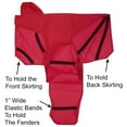 thumbnail image 2 of Tahoe Tack Premium Heavy Duty Nylon Waterproof Western Saddle Cover with Six Elastic Holding Straps and Stirrup Covers, 2 of 3