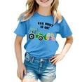 thumbnail image 3 of Hiijoy Big Girls Short Sleeve T-Shirt Easter T Shirt Kids Trendy Summer Tee, 3 of 3