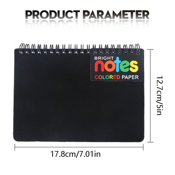 Spiral 5X7 Inch Notebooks - Wirebound College Ruled Note Books, Bright Neon Colored Lined Paper, Perforated Notepad Memo Books - Durable Poly Cover, Journaling Notebook — LAILLSH 2026 New Arrivals