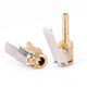 thumbnail image 1 of Car Air Pump Adapter Copper 6mm Clip-on Nozzle Adapter(4pcs, Gold), 1 of 5