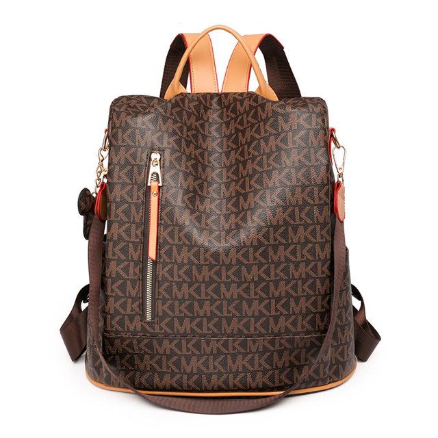 Mochila antirrobo de gran capacidad para mujer, morral de PVC con estampado a la moda, bolsos de viaje para mamá, mochilas escolares de diseñador de marca pequeña, 2023 Fivean unisex