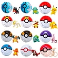 thumbnail image 2 of Figura de Pokemon Ball Pokeball, modelo de acción de Pikachu Squirtle, monstruo de bolsillo, Variant Pokémon, Bola de elfo, regalo, 2 of 4