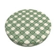 thumbnail image 6 of Uemuo Daisy Plaid Green Pattern Round Bar Stool Seat Covers Washable Stool Cushion Slipcover Elastic Bar Chair Covers-14 inch, 6 of 7