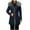 Navy, variant on LEBONYARD Women's Trendy Plush Zipper Hooded Padded Puffer Coat Casual Solid Colored Long Sleeve Long Length Loose Warm Fit Pocket Winter Puffer Coat
