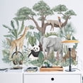 thumbnail image 5 of Pegatinas de Pared JAMW Animales de la Selva Tropical Decoración de Arte, 5 of 5