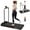 Black 2, variant on Tomile Walking Pad Treadmill with Handle Bar, Folding Treadmill 300lbs Capacity, Portable Walking Pad with Remote Control