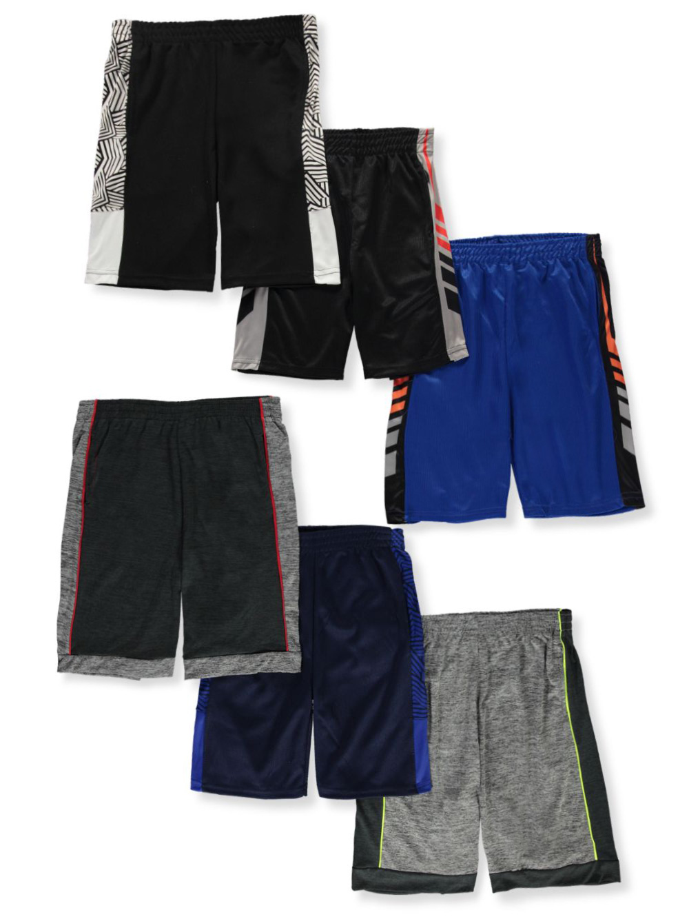 Pro Athlete Performance Boys' 6Pack Athletic Shorts (Little Boys