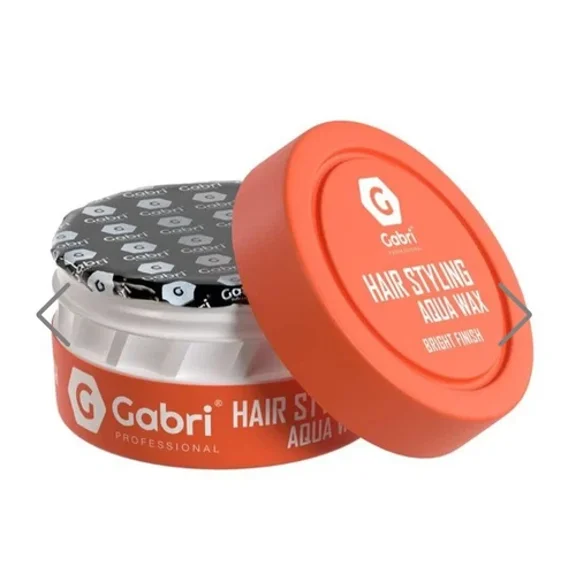 Gabri Professional Hair Wax, Hair Styling Aqua Wax, Bright Finish, 1 X 150 Ml