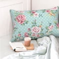 thumbnail image 6 of Disketp Pillow Covers Vintage Floral Pattern Throw Pillow Case Cushion Covers,Cushion For Bedroom,Couch,Home-16"X24", 6 of 9