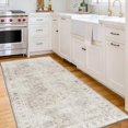 thumbnail image 2 of ReaLife Rugs Machine Washable Area Rug Runner - Living Room Bedroom Bathroom Kitchen Entryway Office - Padded Low Pile Stain Resi, 2 of 12