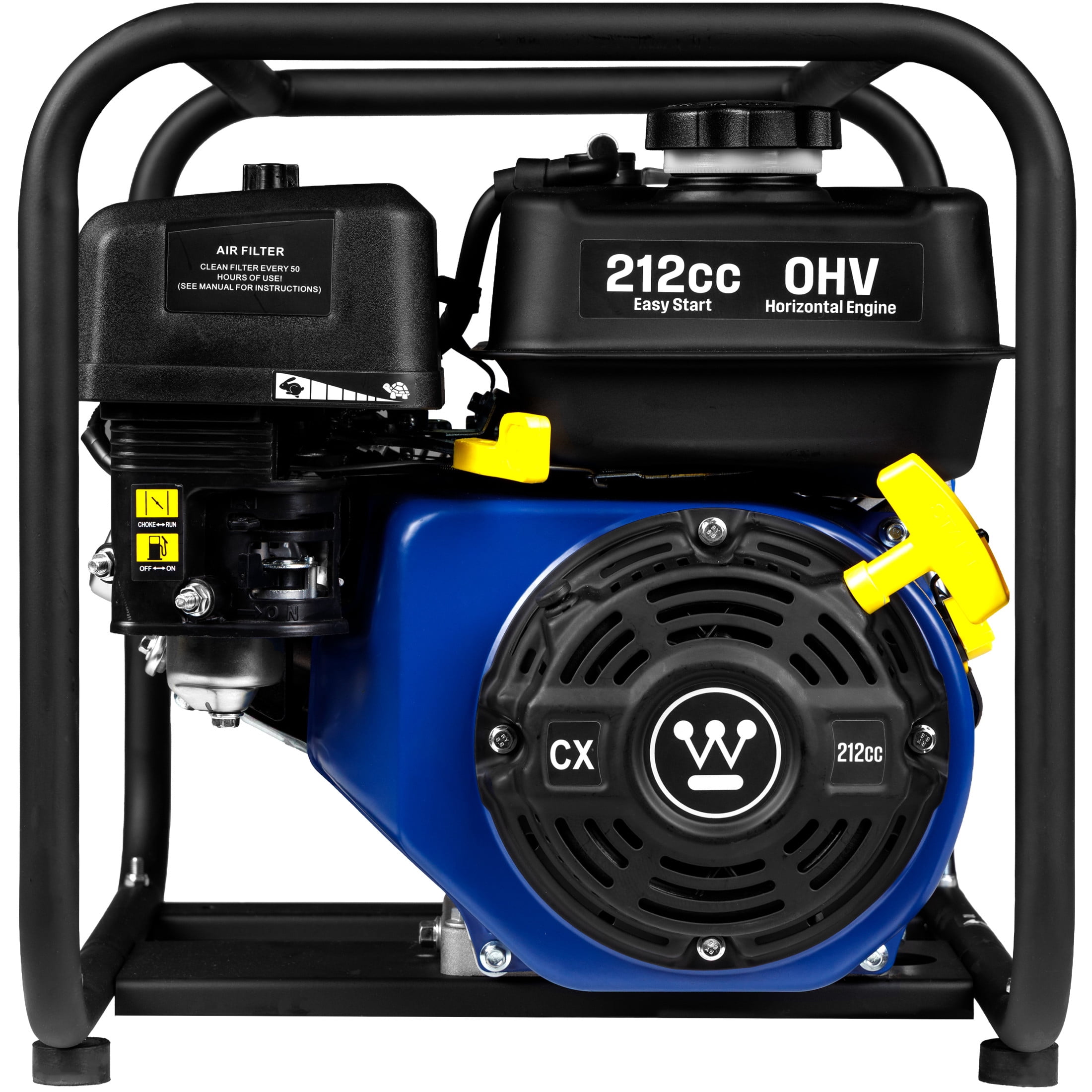 Westinghouse 2-inch Gas Powered Semi Trash Water Pump, 4-Stroke Engine, 158 GPM with Up to 91ft and 25ft Suction