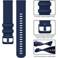 thumbnail image 3 of For Garmin Vivoactive 3 /3 music 20mm Watch Soft Silicone Strap, 3 of 6