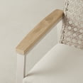 thumbnail image 4 of SONGMICS HOME Sencillo Collection Outdoor Steel 3 piece Rocking Chair Set, Bone Color, 4 of 6