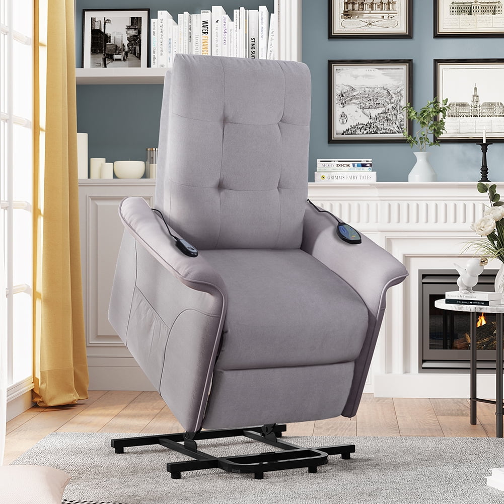 Private Jungle Power Lift Chair for Elderly with Adjustable Massage Function, Heat Recliner Chair for Living Room, Light Grey Private Jungle Power Lift Chair for Elderly with Adjustable Massage Function, Heat Recliner Chair for Living Room, Light Grey