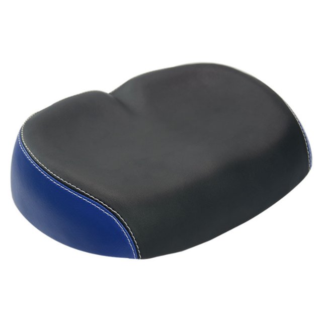 Wweixi Saddle Widen Soft Comfortable Saddles Strong Seat Easy Installation Riding Accessory for Mountain Bicycles Black Blue