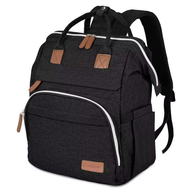 Derstuewe Travel Backpack Padded Laptop Compartment Waterproof 17 inch Suitable Adults Black Walmart