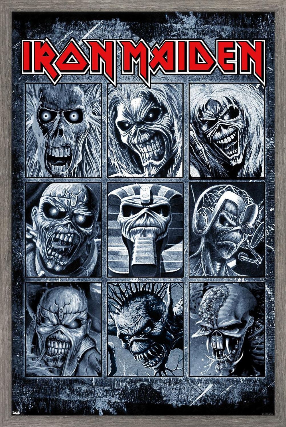 Iron Maiden - Grid Wall Poster, 22.375" x 34"