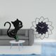 thumbnail image 2 of Reloj de pared,Reloj de pared con diseño de gato para guardería,sala de juegos y interior,Reloj de pared grande,Reloj de pared acrílico silencioso sin tictac,Reloj de pared grande para, 2 of 8